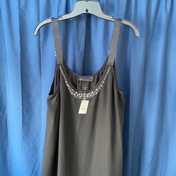NWT- LANE BRYANT sleeveless top with rhinestones along the front - Picture 2 of 6